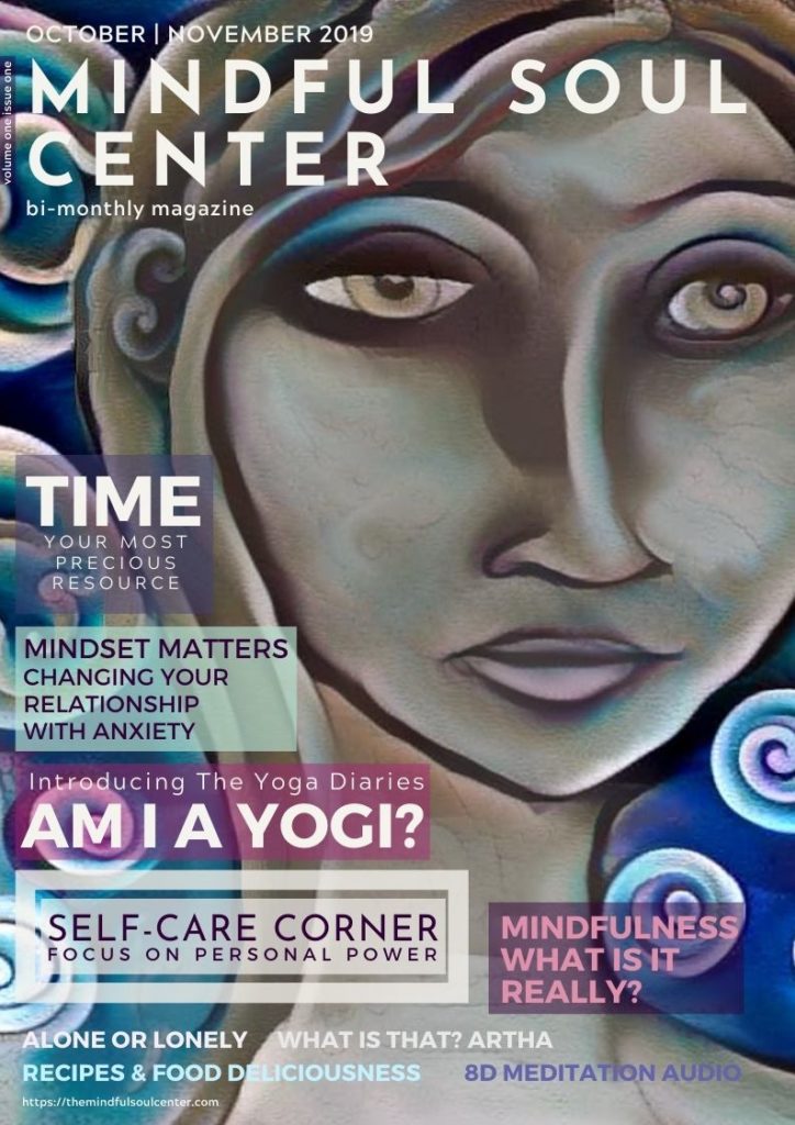 Mindful Soul Center Magazine Cover Volume 1, Issue 1