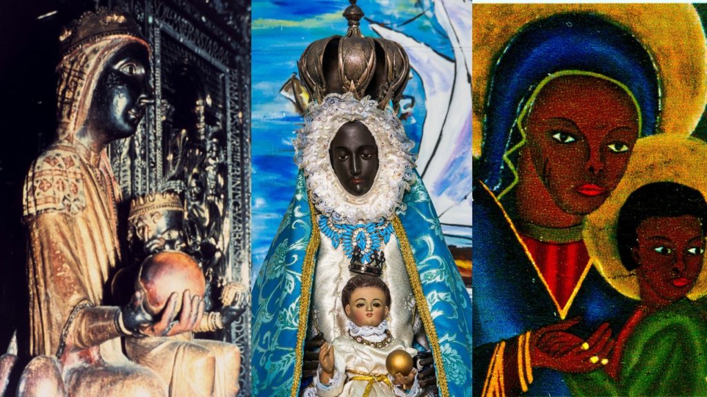 Black Virgin Mary from Spain and Cuba and a stamp in Australia - Divine Feminine - Mindful Soul Center Magazine