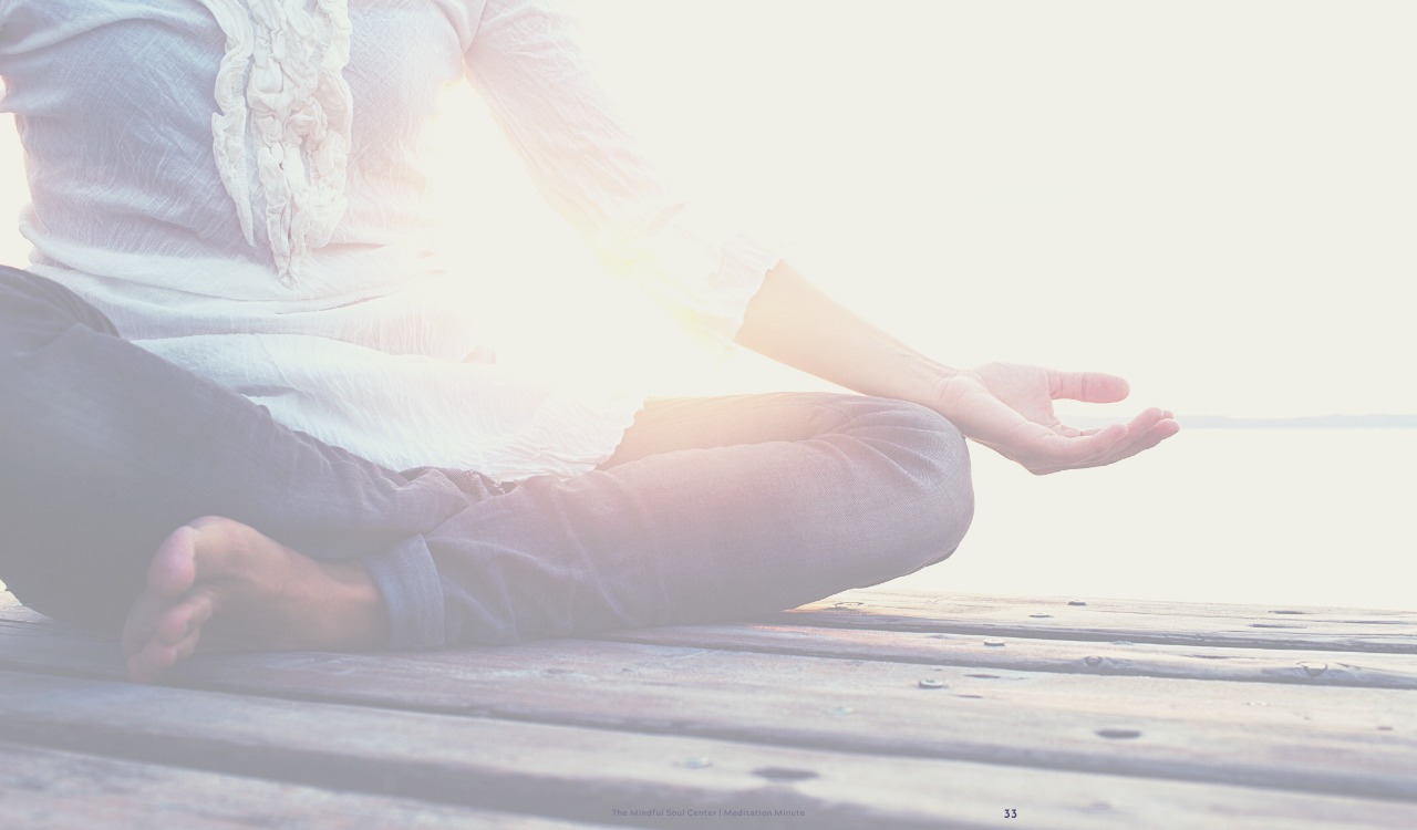 Woman sitting crossed leg for meditation