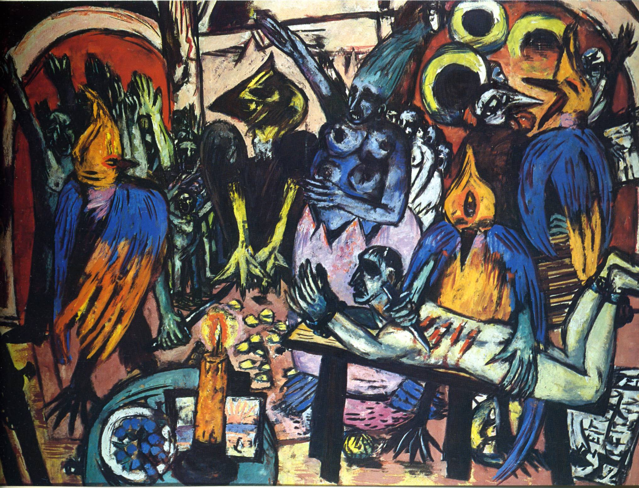 Bird's Hell painting by Max Beckmann 1938