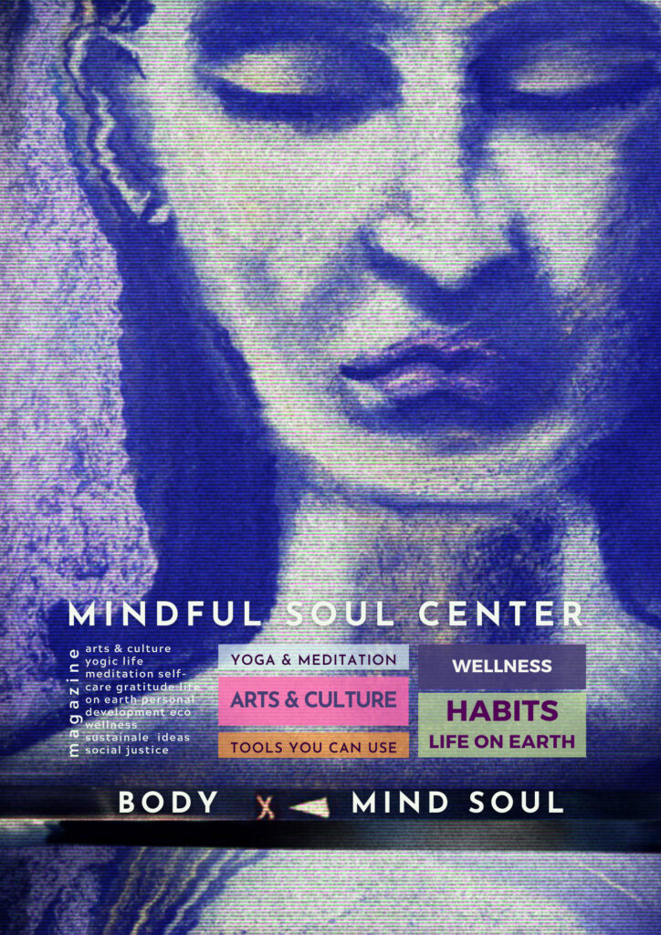 Mindful Soul Center magazine 2023 Magazine cover cover art by amy m adams
